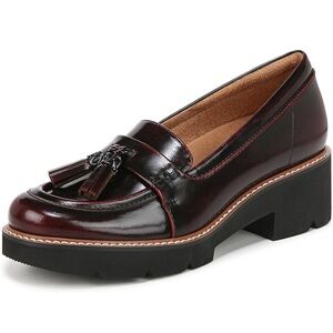 8.5 WIDE Naturalizer Women’s Committed Loafers Red Wine (Burgundy)
